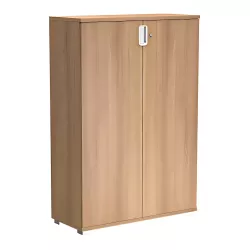 Armoire 2 portes - 3 étagères - (L : 100 cm x P : 42 cm x H : 147 cm) So Laroya