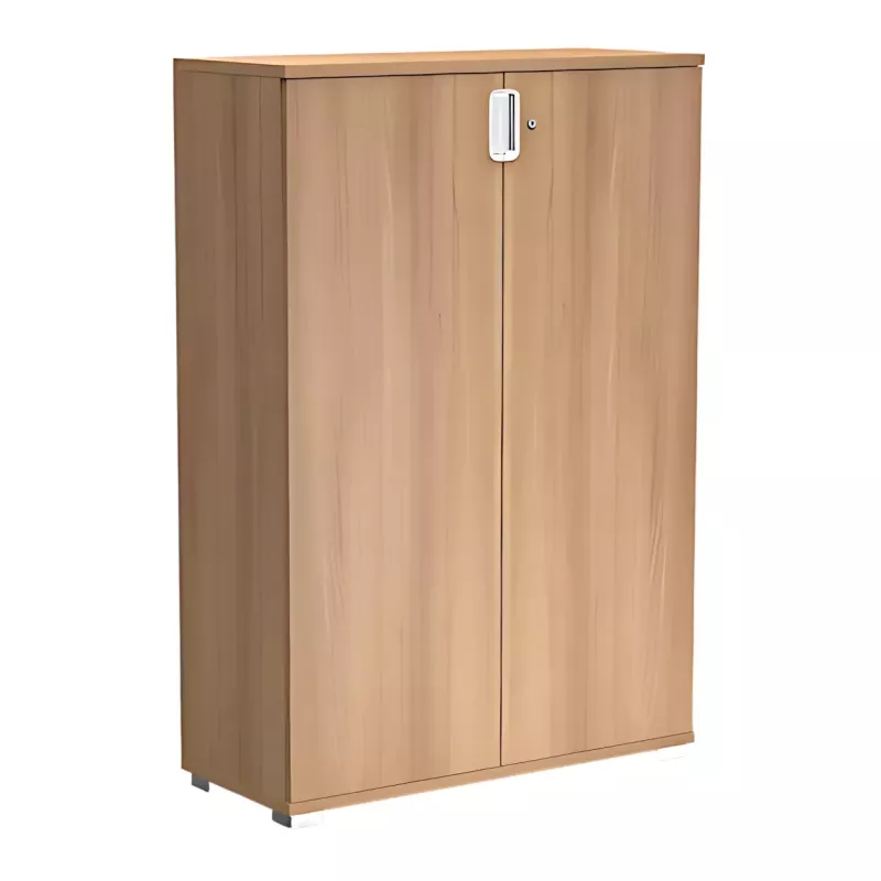 Armoire 2 portes - 3 étagères - (L : 100 cm x P : 42 cm x H : 147 cm) So Laroya