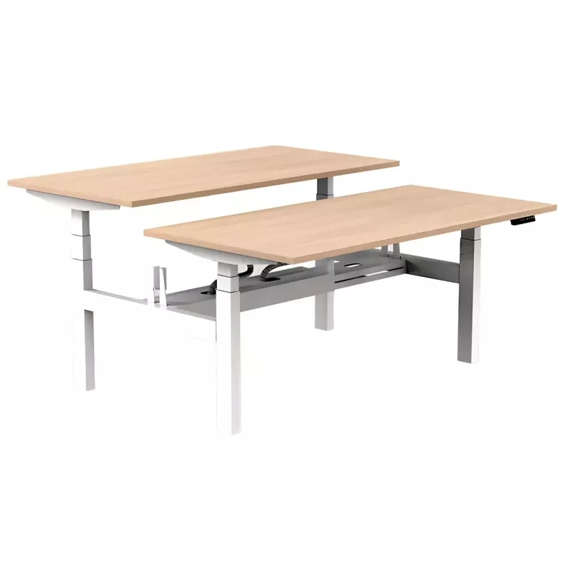 Bench vis-à-vis de 2 postes réglables en hauteur à 2 x 2 moteurs So Baza