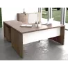 Bureau de Direction design italien avec retour et voile de fond So Terra
