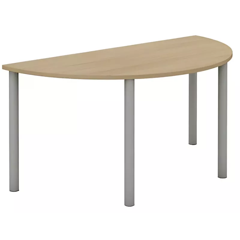 Table polyvalente demi-ronde hauteur fixe ou réglable en hauteur So Granada Table polyvalente demi-ronde hauteur fixe ou réglable en hauteur So Granada