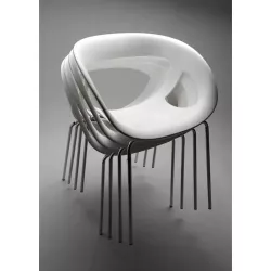 Chaise visiteur empilable So Lamezia