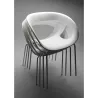 Chaise visiteur empilable So Lamezia
