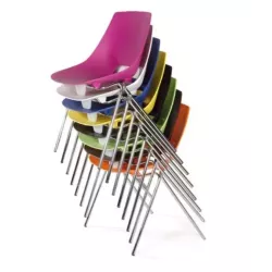 Chaise visiteur empilable et assemblable So Aversa