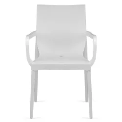 Fauteuil visiteur intérieur-extérieur empilable So Pomezia