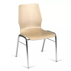 Chaise visiteur empilable et assemblable So Urbino