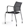 Fauteuil visiteur avec accoudoirs et empilable So Côme