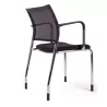 Fauteuil visiteur avec accoudoirs et empilable So Côme