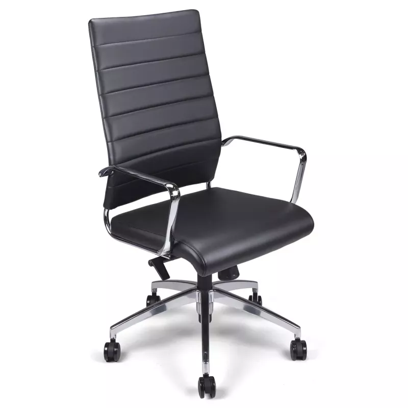 Fauteuil de Direction - accoudoirs en aluminium poli - So Modène Fauteuil de Direction - accoudoirs en aluminium poli - So Modène