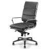 Fauteuil de Direction synchrone - cuir Noir pleine fleur -  So Ravenne