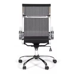 Fauteuil de Direction basculant - accoudoirs en aluminium poli - So Foggia
