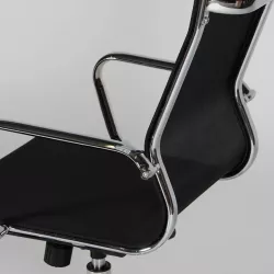 Fauteuil de Direction basculant - accoudoirs en aluminium poli - So Foggia