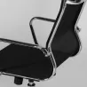 Fauteuil de Direction basculant - accoudoirs en aluminium poli - So Foggia