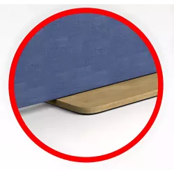Cloison panneau acoustique vertical sur base plate So Montilla