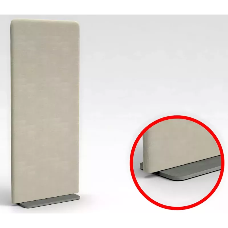 Cloison panneau acoustique vertical sur base plate So Montilla