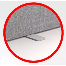 Cloison panneau acoustique vertical sur pieds plats So Jaca