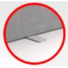 Cloison panneau acoustique vertical sur pieds plats So Jaca