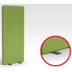 Cloison panneau acoustique vertical sur pieds plats So Jaca