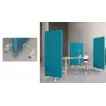 Cloison panneau acoustique vertical sur pieds hauts à roulettes So Oviedo