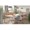 Panneau écran acoustique pour bureau avec pieds circulaires So Tineo