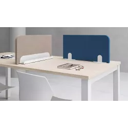 Panneau écran acoustique pour bureau avec pieds circulaires So Tineo