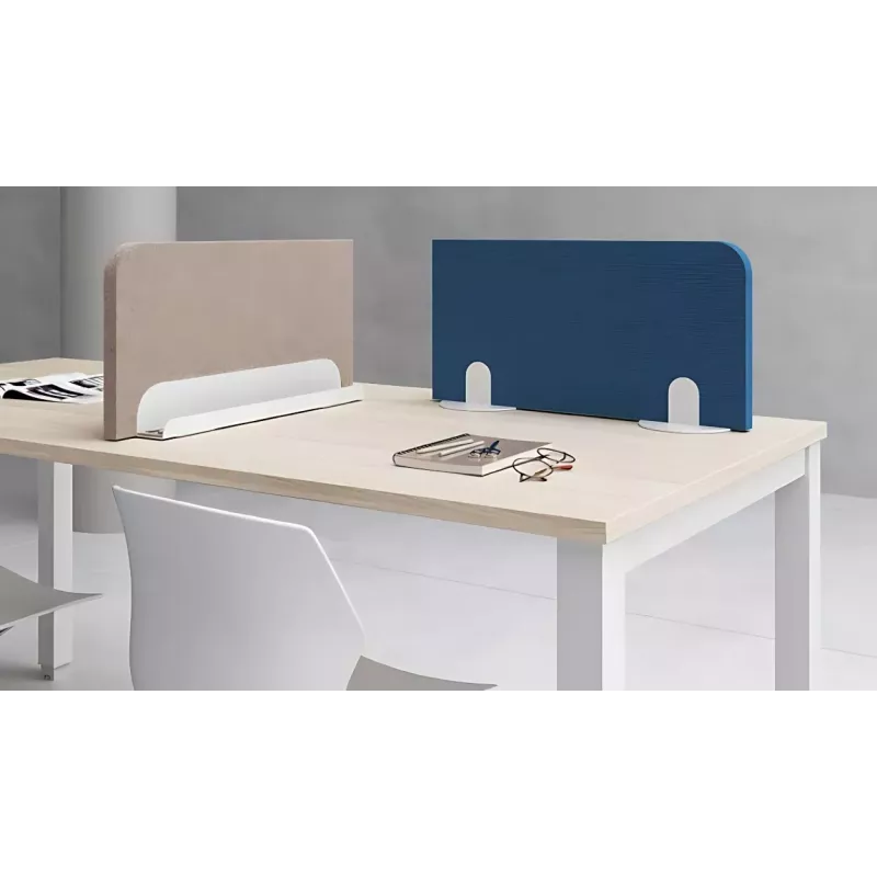 Panneau écran acoustique pour bureau avec pieds circulaires So Tineo