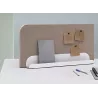 Panneau écran acoustique pour bureau avec support goulotte So Segovia