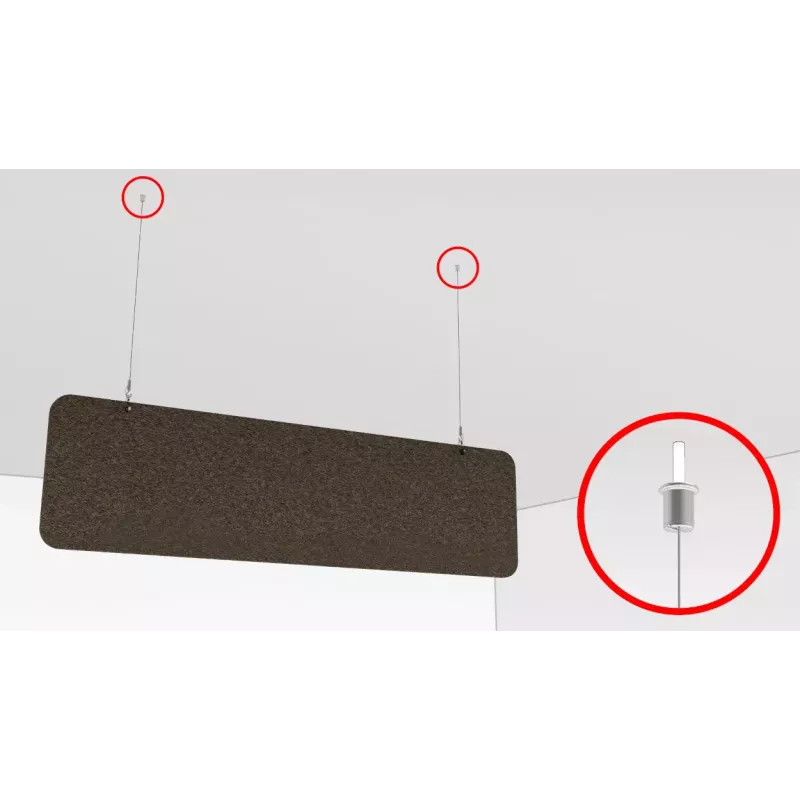 Panneau acoustique suspendu So Navarra