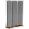 Cloison 3 panneaux acoustiques verticaux rotatifs sur base arrondie So Requena