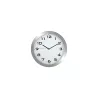 Horloge silencieuse 38 cm - quartz - coloris gris métal