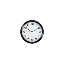 Horloge silencieuse 38 cm - quartz - coloris noir