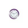 Horloge silencieuse 38 cm - quartz - coloris prune