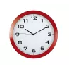 Horloge silencieuse 38 cm - quartz - coloris rouge