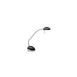 Lambe de bureau LED - base lestée - coloris noir
