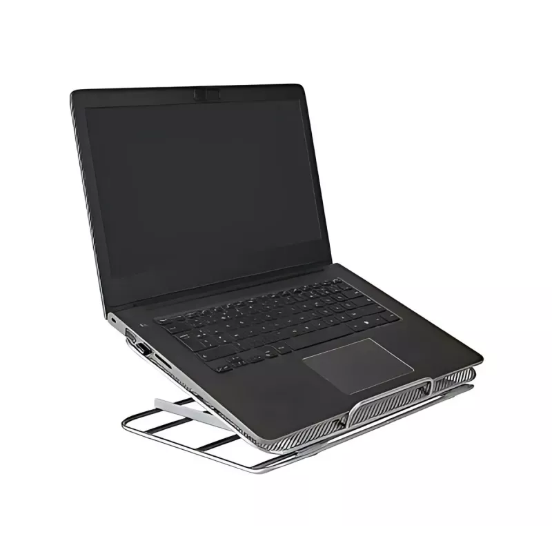 Support PC portable - métal gris