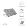 Support PC portable - métal gris