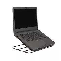 Support PC portable - métal noir