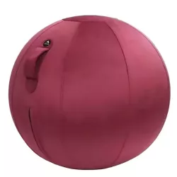 Ballon ergonomique revêtement tissu velours - coloris rouge