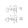 Bureau d'angle compact - hauteur fixe ou réglable - So Vera