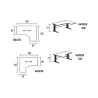 Bureau d'angle compact avec goulotte passe-câbles So Enix