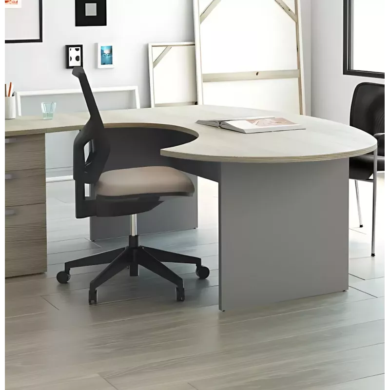 Bureau d'angle compact pied panneau So Vigo Bureau d'angle compact pied panneau So Vigo
