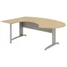 Bureau d'angle compact piètement métal So Borox