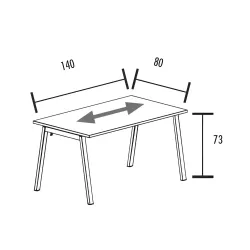 Bureau avec retour So Bedar