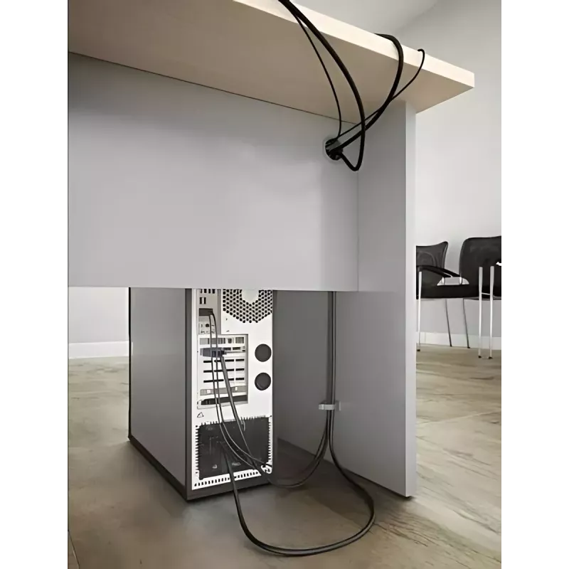 Bureau individuel pied panneau So Ferrol