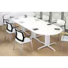 Table de réunion ovale jusqu'à 20 personnes So Fines