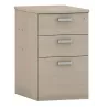 Caisson hauteur bureau mélaminé profondeur 80 cm So Almeria