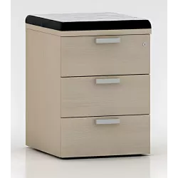 Caisson de bureau mobile mélaminé à roulettes invisibles So Alicante
