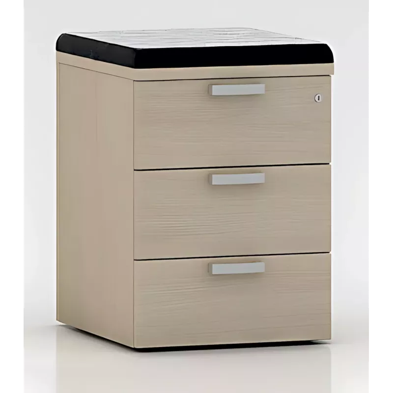 Caisson de bureau mobile mélaminé à roulettes invisibles So Alicante