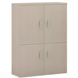 Armoire de rangement avec 4 portes - 3 étagères - hauteur 196 cm (4 largeurs au choix) So Madrid