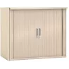 Armoire de rangement à rideaux PVC - 1 étagère -  hauteur 81 cm (2 largeurs au choix) So Madrid